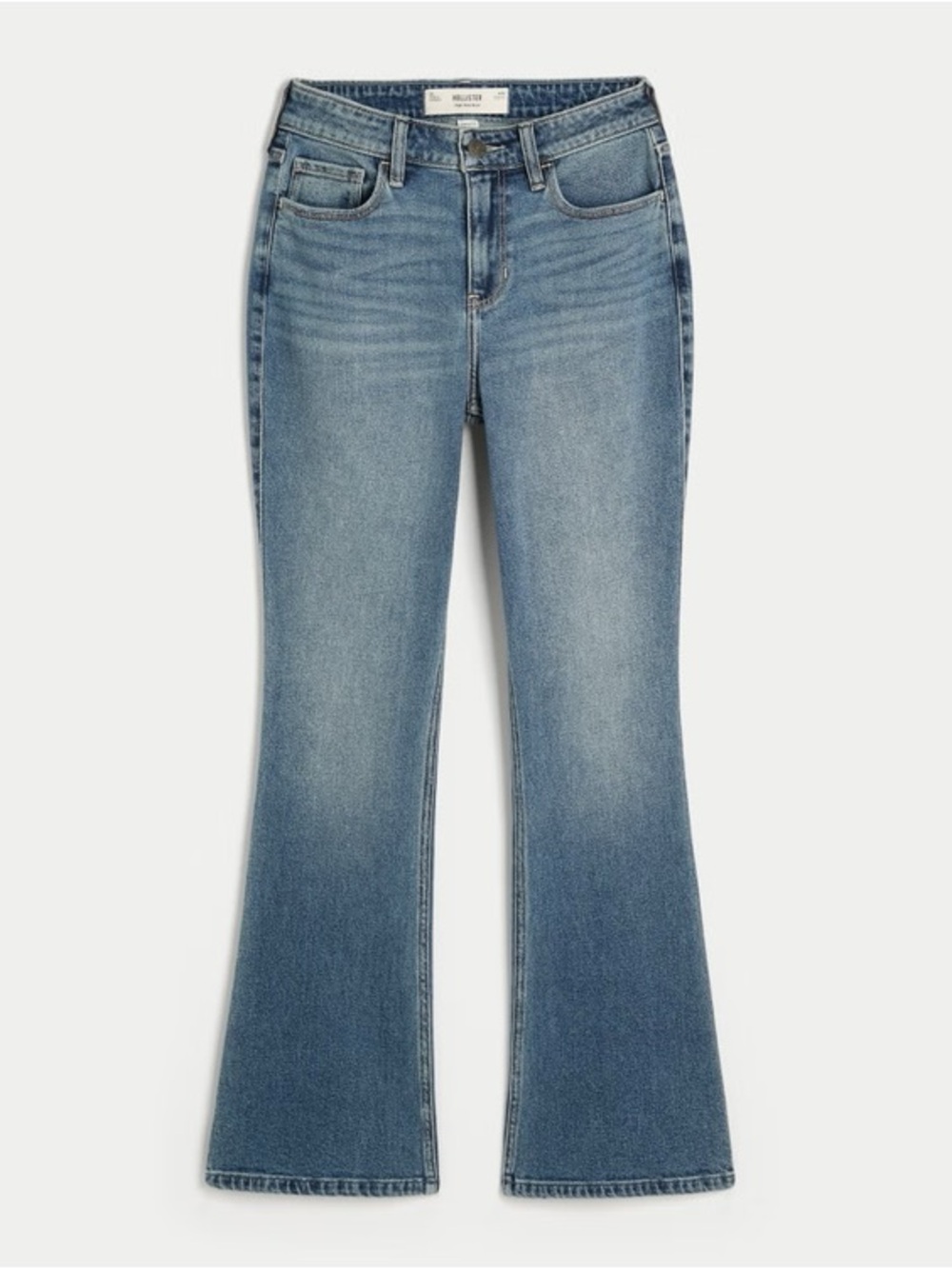 Hollister Curvy High-Rise Dark Wash Bootcut Jeans